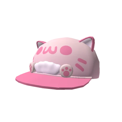 Pink Cute Kitty Cap