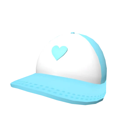 Blue Heart Hat