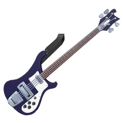 Retro Bass Guitar [Blue]