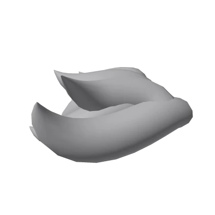 Fluffy Messy Hair Tuft (Light Grey/Gray)