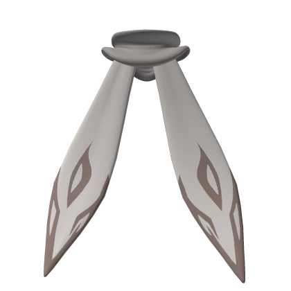 Gravity Queen White Scarf