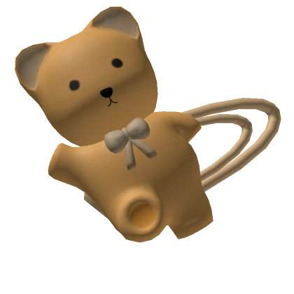 Light Brown Teddy Bear Hair Clip