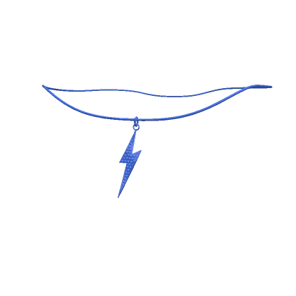 Blue Lightning Necklace