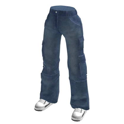 Baggy Jeans with Sport Shoes