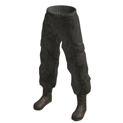 Soldier Army Camo Pants w/ Boots - Muddy