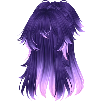 Y2K Rockstar Half Up Spikey Hair (Galaxy)