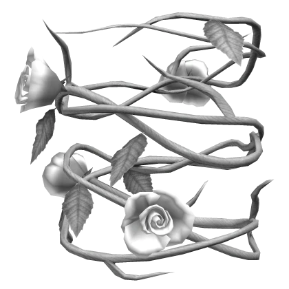 Angelic White Silver Roses - Right Arm [1.0]