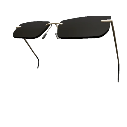 Black and Silver Raised y2k Sunglasses