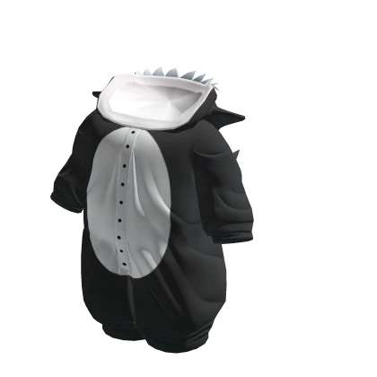 Cute Plushie Shark Onesie - Black