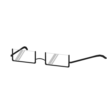 Rectangle Reading Glasses - Black