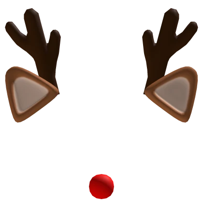 red nose reindeer filter