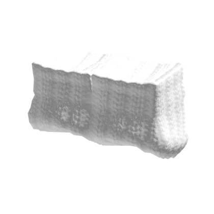 (3.0) White Winter Leg Warmers