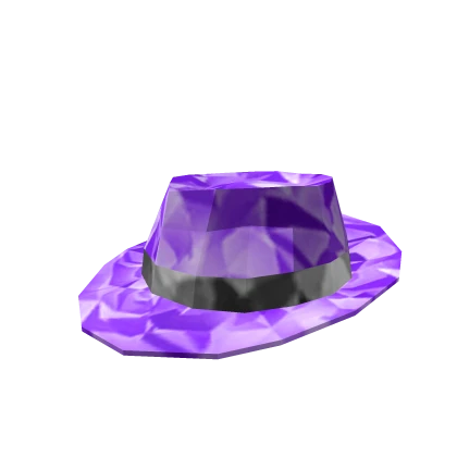Purple Sparkle Time Fedora