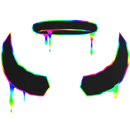 🌈 Cartoony Rainbow Horn Aura