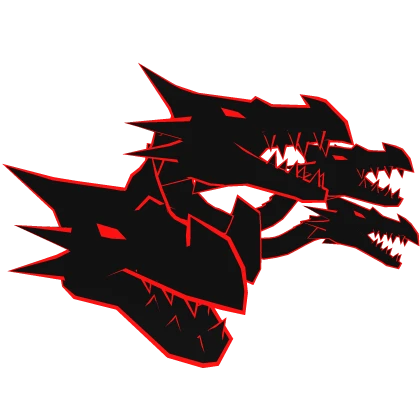 Cartoony Dragon Heads