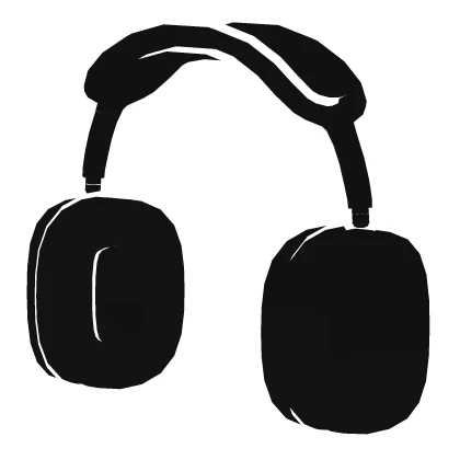 Cartoony White Headphones