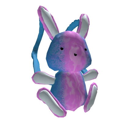 Cute OMG Y2K Bunny Backpack in Blue