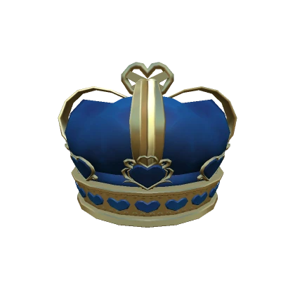 Blue Valentine Heart Crown