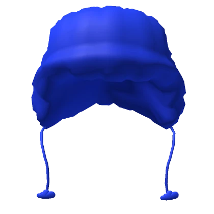 Blue Fluffy Cloud Hat
