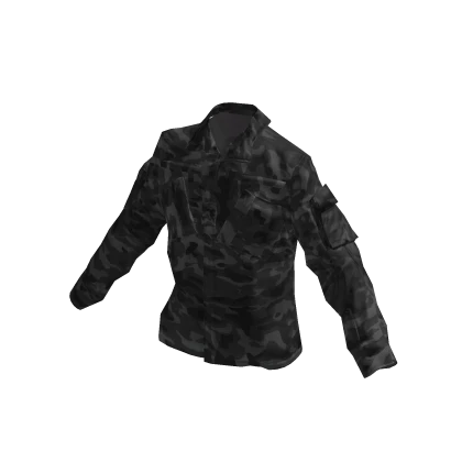 Soldier Army Camo Jacket - Charcoal