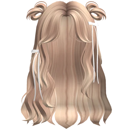 Cute Beach Girl Preppy Waves + Bows (Blonde) 