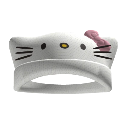 Cute Coquette Pink/White Hello Kitty Trendy Beanie