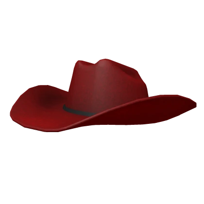 Classic Red Cowboy Hat