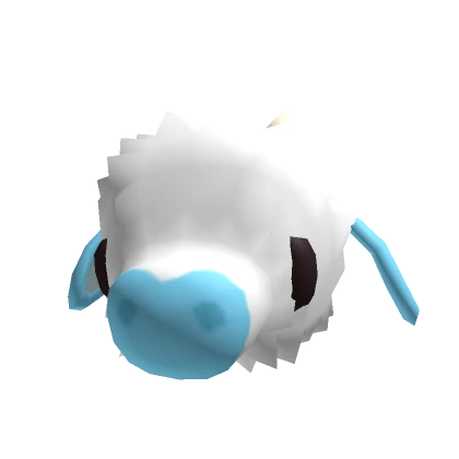 Fluffy Cow Blue Spots