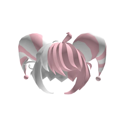 Jester Head White Pink