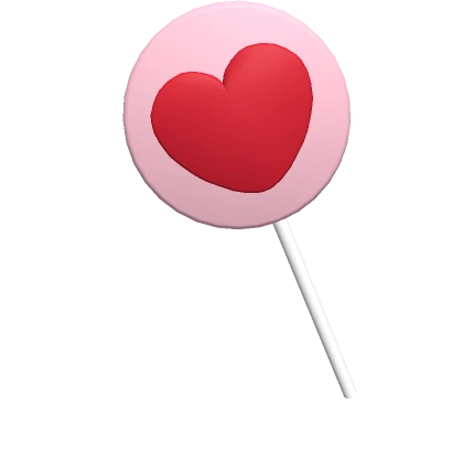 Valentine's Day Heart Lollipop