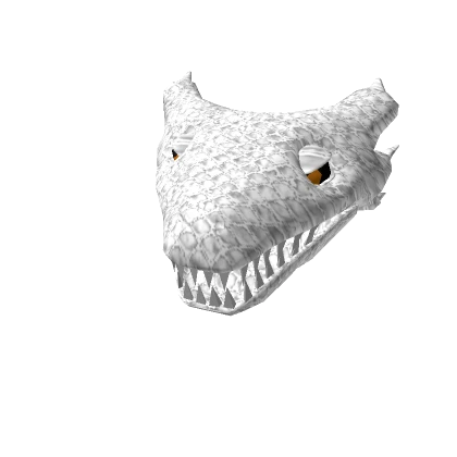 White Dragon Scales Head