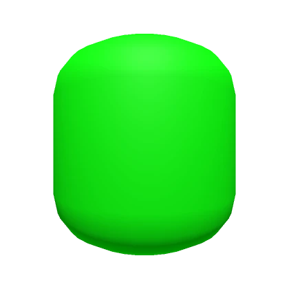 Faceless Blank Skin Tone Head Split Light Green