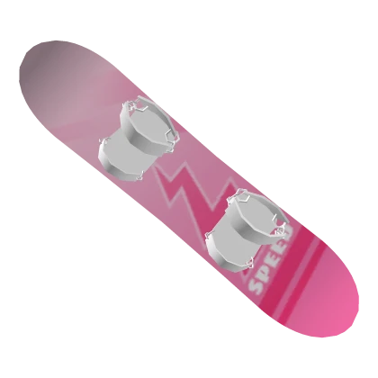 Pink snowboarding