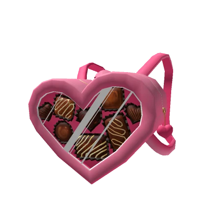 Pink Chocolate Heart Backpack 3.0