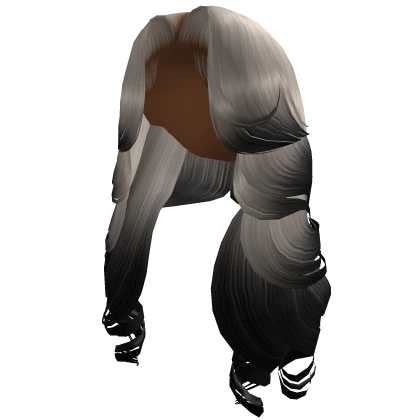 Blowout With Curtain Bangs [Black & White]