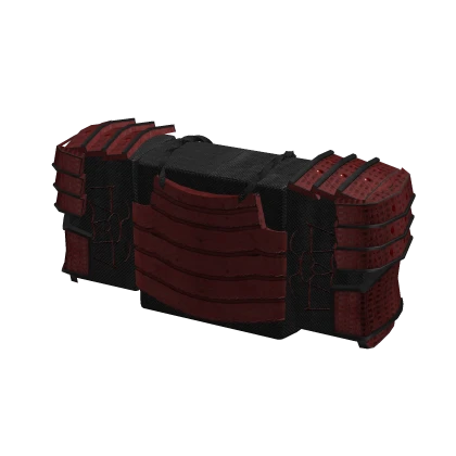 Red Samurai Chest Armor