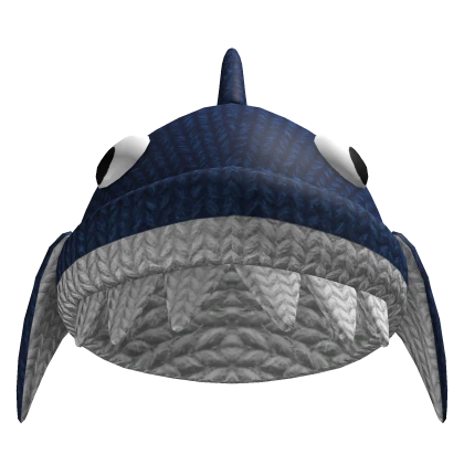 Blue Shark Beanie