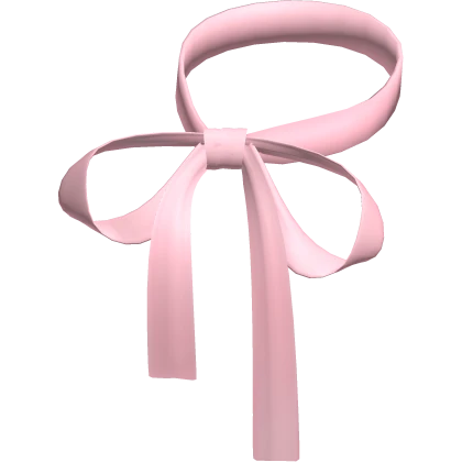 Neck Ribbon Bow Light Pink Satin Cutesy Dolly Pony