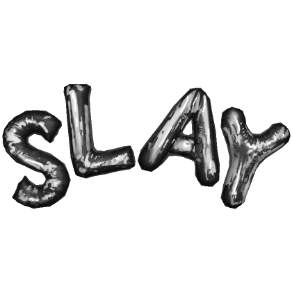 Black SLAY Balloons