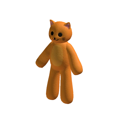 Big Orange Plushy Cat Suit Plush Costume