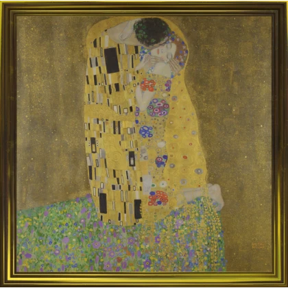 Gustav Klimt - The Kiss (Lovers) - 1908-09