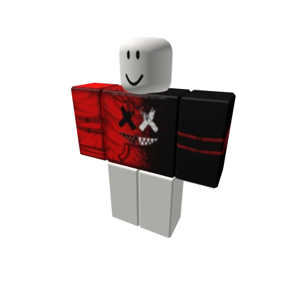 red and black shirt
