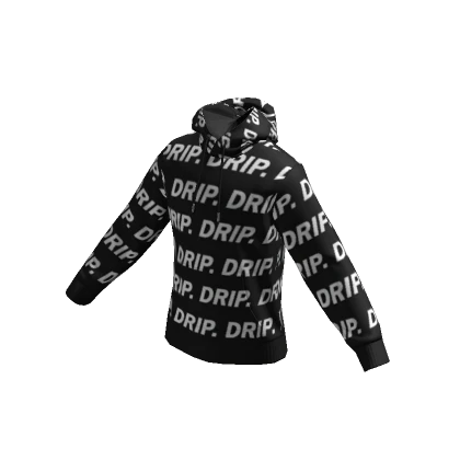 Black Drip Hoodie