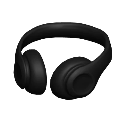 Black Headphones Neck