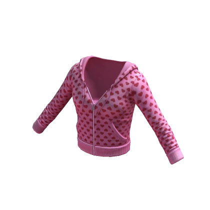 Jennifers Jacket - Pink Hearts