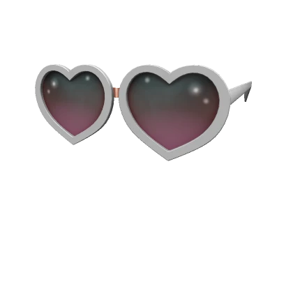 Jennifers Heart Glasses - White