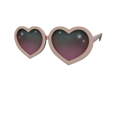 Jennifers Heart Glasses - Cream