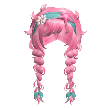 Moona's Igari Style butterfly braids [Hot pink🌺]