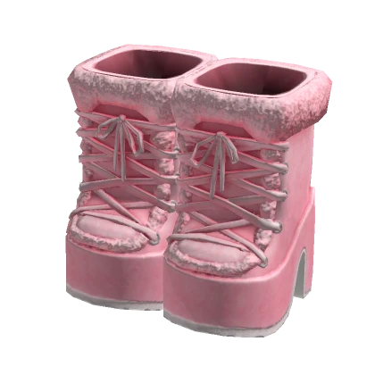 Fur Boots Pink