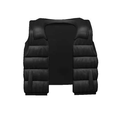 Black Puffer Vest 1.0